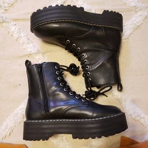 Platform Combat Boots - Dr. Marten Jadon Dupe